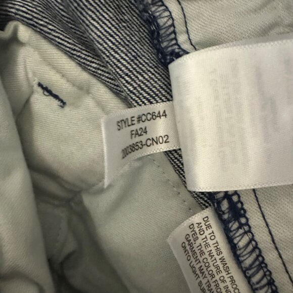 J Crew Tapered Pleat High Waist Jeans NWT Size 30 1984 Rigid Denim Gold Buttons - Picture 13 of 14